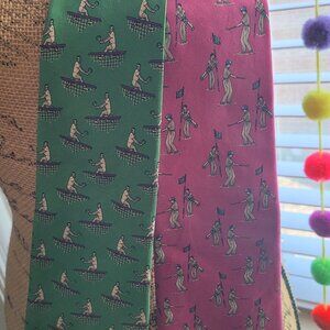 Pair of vintage Ralph Lauren ties